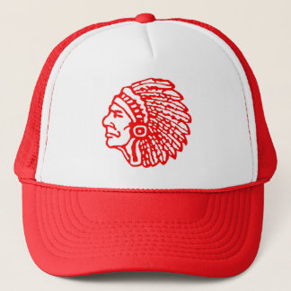 Casquette principal indien vintage de logo