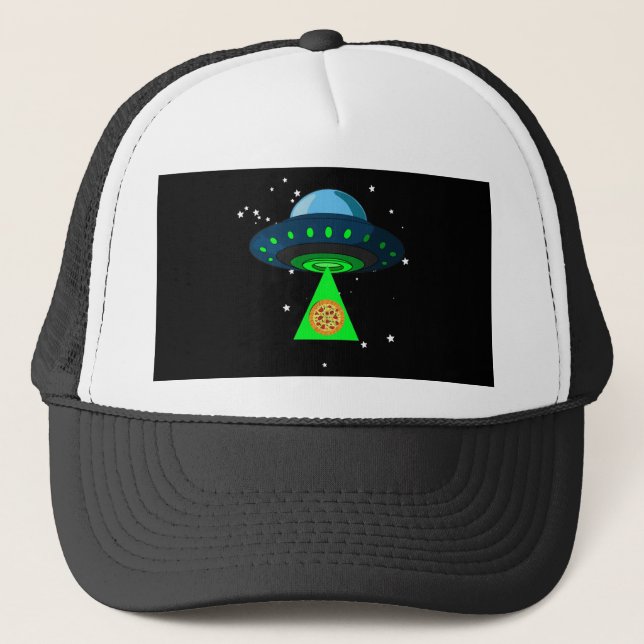 Casquette Prise de pizza UFO (Devant)