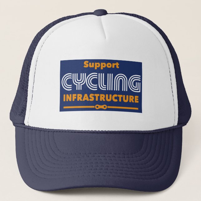 Casquette Prise en charge de l'infrastructure cyclable (Devant)