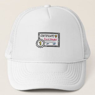 Casquette Prix de fête des pères du certificat papa de l'ann