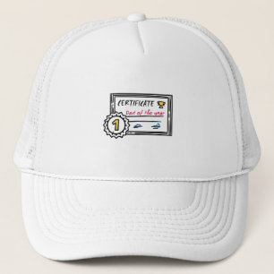 Casquette Prix de fête des pères du certificat papa de l'ann