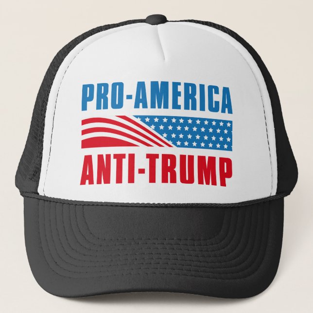 Casquette Pro-America Anti-Trump (Devant)