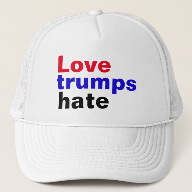Casquette Pro haine d'atouts d'amour de Hillary (Devant)