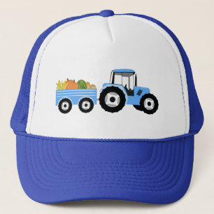 Casquette Production de Camion Blue Tracteur