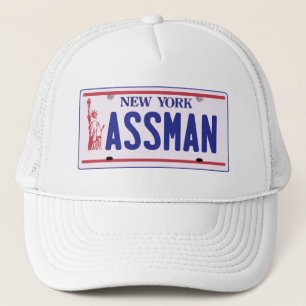 Casquette Produits de plaque minéralogique d'Assman New York