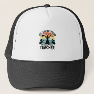 Casquette Prof de sorcellerie drôle Balai cassé Design Hallo