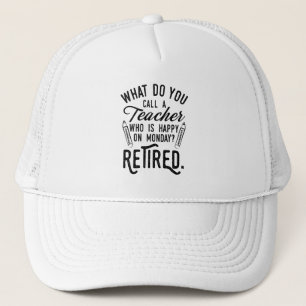 Casquette Professeur à la retraite Chef de l'échange de retr