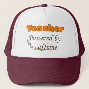 Casquette Professeur alimenté par la caféine