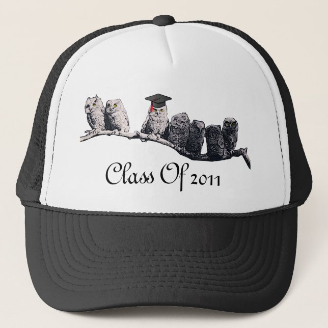 CASQUETTE PROFESSEUR OWL / FÊTE DE DIPLÔME (Devant)