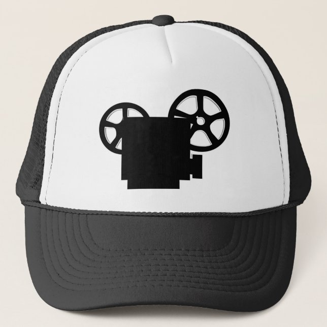 CASQUETTE PROJECTEUR DE FILM RÉTRO CLASSIQUE (Devant)
