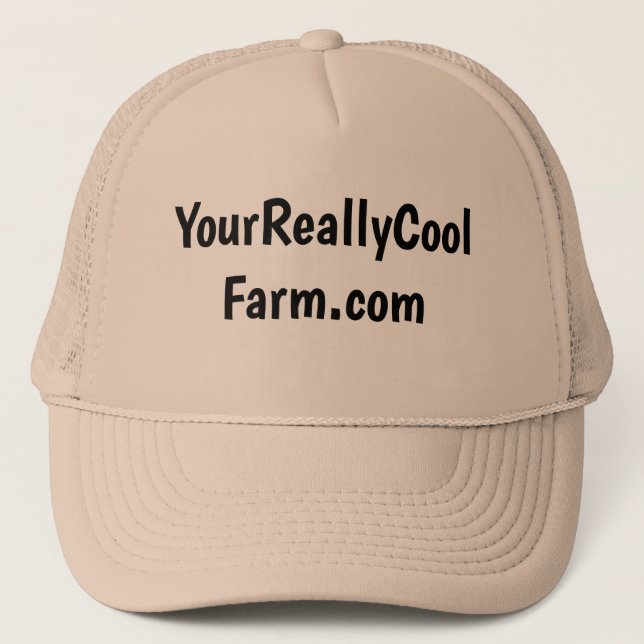 Casquette promotion agricole, ferme, ranch, don agricole (Devant)