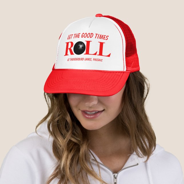 Casquette Promotion Bowling Alley Laisser Le Bon Temps Roll (En situation)