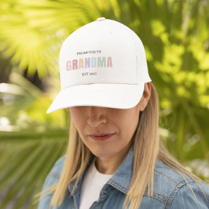Casquette Promu à Grand-mère EST 2025