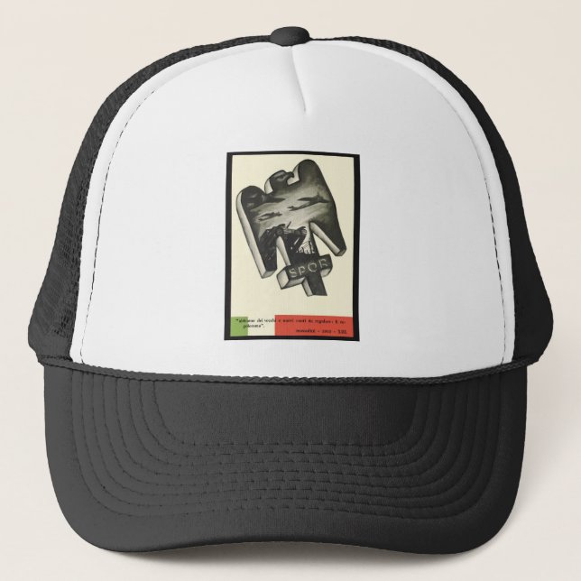 Casquette Propagande de Mussolini (Devant)