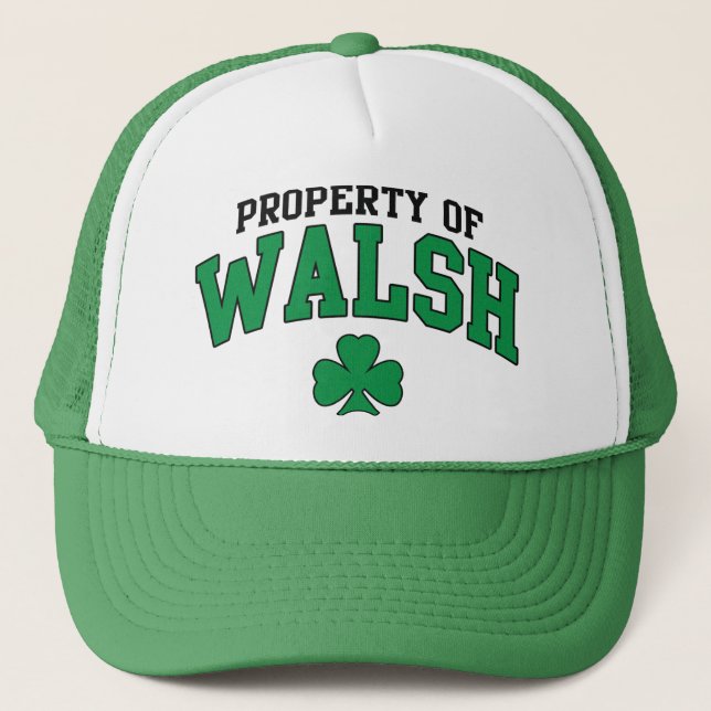 Casquette Propriété d'Irlandais de Walsh (Devant)