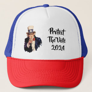 Casquette Protéger Le Chapeau Trucker 2024 Du Vote