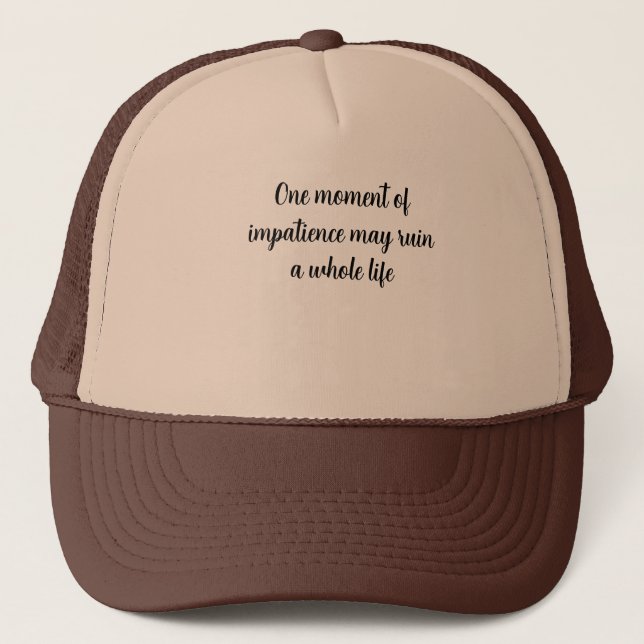 casquette proverbe (Devant)