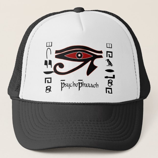 Casquette psychopathe de horus de pharaon (Devant)