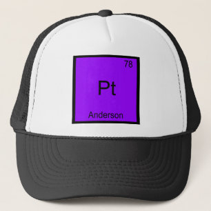 Casquette Pt - Anderson Funny Chimie Élément Symbole Tee