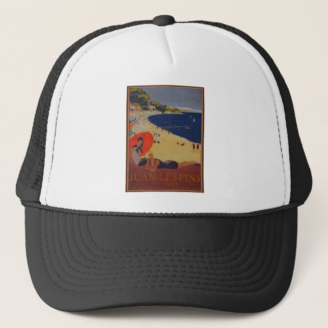 Casquette Publicité vintage de voyage (Devant)