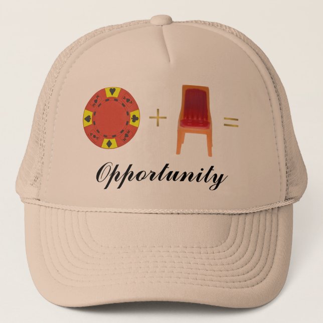 Casquette Puce et une chaise (Devant)