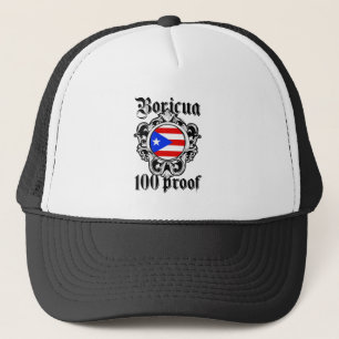 Casquette Puerto Rico Boricua 100 Proof Trucker Hat