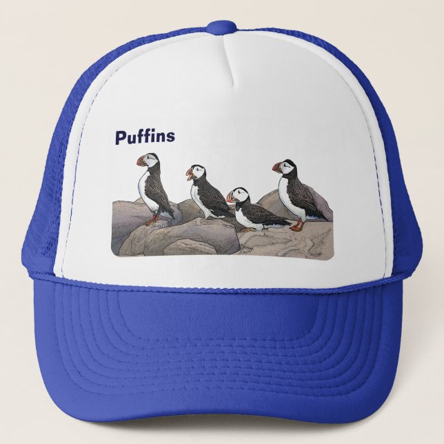 Casquette Puffins de l'Atlantique (Devant)