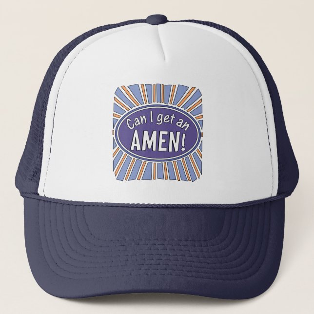 Casquette Puis-je avoir un AMEN ! (Devant)