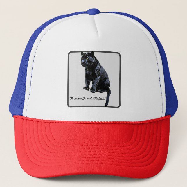 Casquette "Puissante panthère forestière" (Devant)