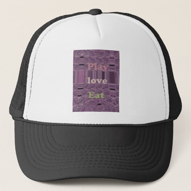 Casquette Purple Lots & Jouer Manger Afrique du Sud Traditio (Devant)