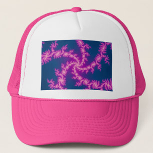 Casquette Purple Swirl - Art Fractal