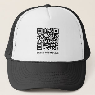 Casquette QR Code Moderne Minimaliste Entreprise Promotion