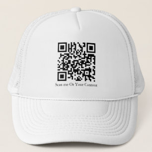 Casquette QR personnalisé – Ajoutez votre QR et contenu