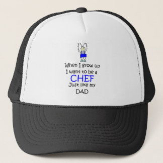 Casquette Quand je grandis le chef
