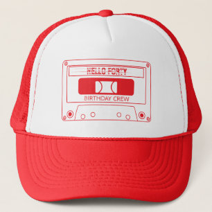 Casquette Quarante Équipage d'anniversaire 1985 Cassette Fam