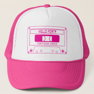 Casquette Quarante Équipage d'anniversaire 1985 Cassette Fam