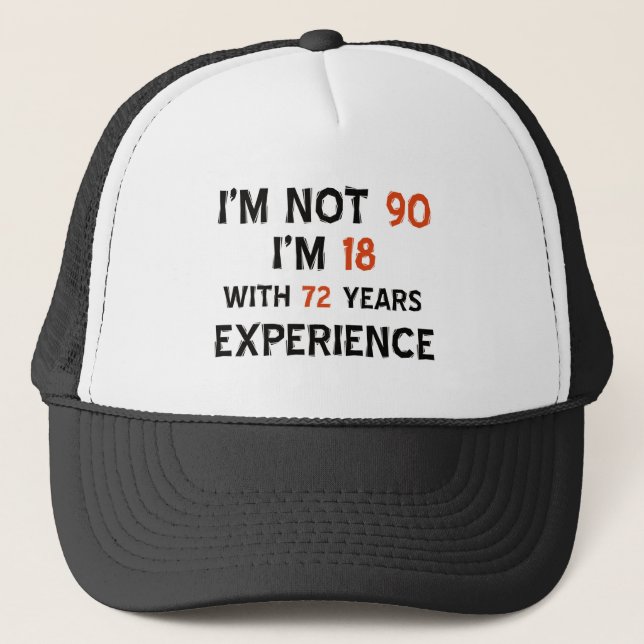 Casquette quatre-vingt-dixième conceptions fraîches (Devant)