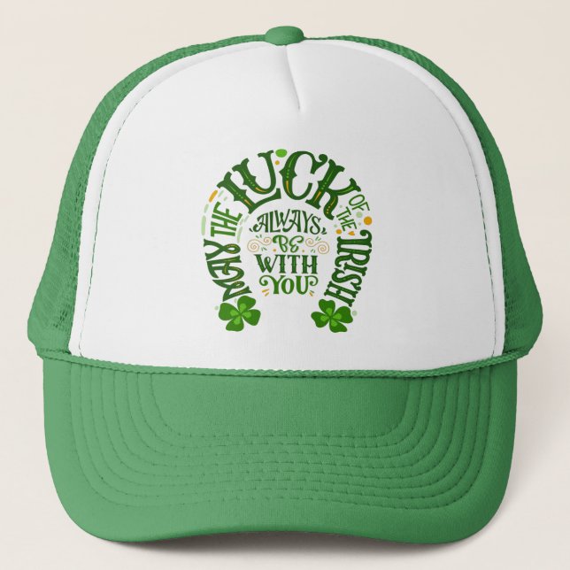 Casquette Que la chance des Irlandais soit toujours avec vou (Devant)