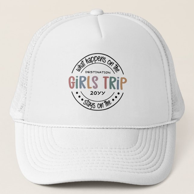 Casquette Que se passe-t-il sur Girls Trip Custom Girls Week (Devant)