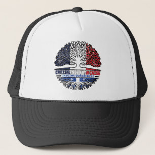 Casquette Québec Québécois Français France Arbre Drapeau
