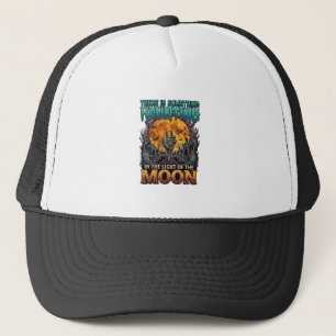 Casquette Quelque chose hantant lune Halloween Zombie Main G