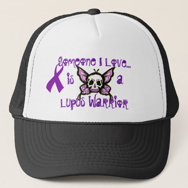 Casquette Quelqu'un amour d'I… est un guerrier de lupus (Devant)