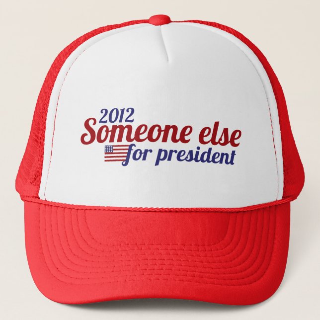 Casquette Quelqu'un d'autre pour le président 2012 (Devant)