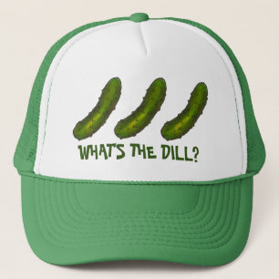 Casquette Qu'est-ce que la Dill (Deal) Green Kosher Pickle F