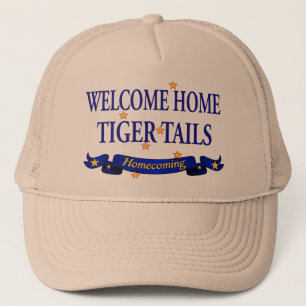 Casquette Queues à la maison bienvenues de tigre