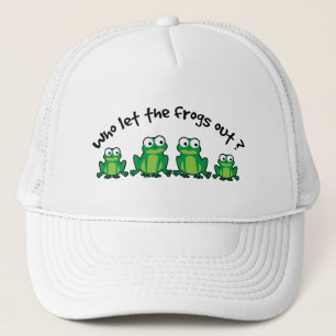 Casquette Qui a laissé les grenouilles sortir?