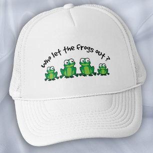 Casquette Qui a laissé les grenouilles sortir?