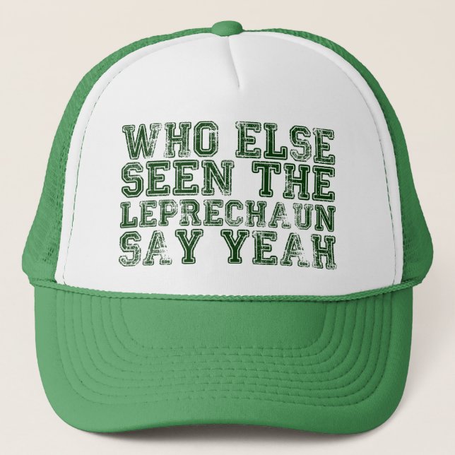 Casquette Qui d'autre vus le lutin indiquent ouais le (Devant)