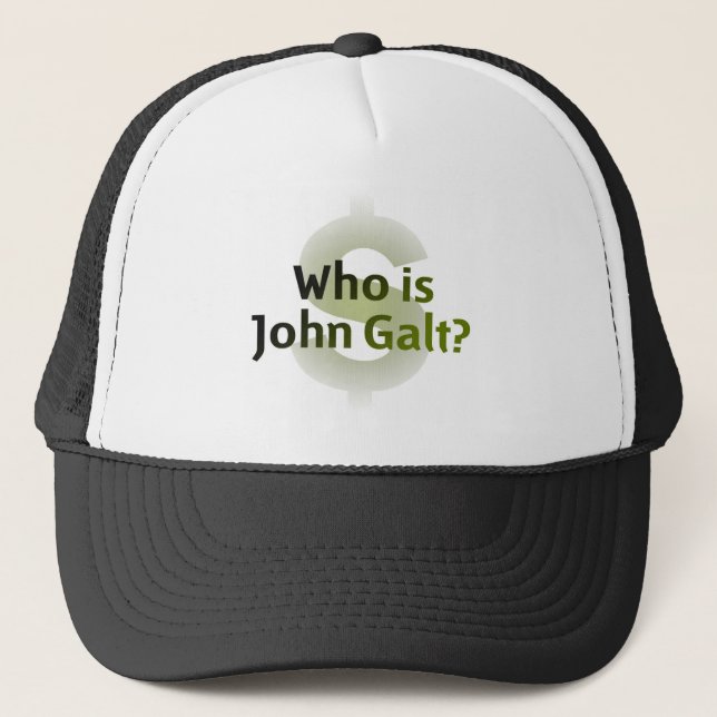 Casquette Qui est John Galt ? Symbole d'argent (Devant)