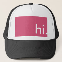 Casquette qu'il dit hi